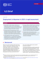 Employment in Myanmar in 2021: a rapid assessment