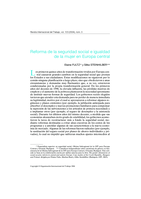 Reforma de la seguridad social e igualdad de la mujer en Europa central