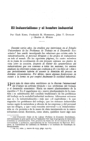 El industrialismo y el hombre industrial