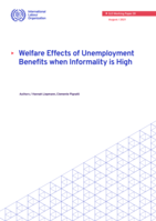 Welfare effects of unemployment benefits when informality is high