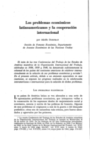 Los problemas económicos latinoamericanos y la cooperación internacional