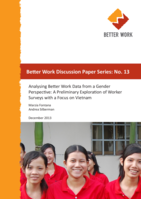Analysing better work data from a gender perspective: a preliminary exploration of worker surveys with focus on Vietnam