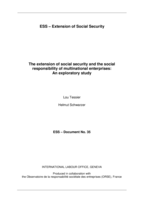 The extension of social security and the social responsibility of multinational enterprises: an exploratory study