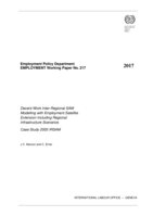 Decent work inter-regional SAM modelling with employment satellite extension including regional infrastructure scenarios: case study 2005 IRSAM