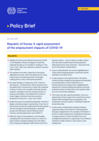 Republic of Korea: a rapid assessment of the employment impacts of COVID-19