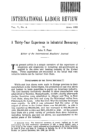 A thirty-year experience in industrial democracy
