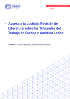 Acceso a la justicia: revisión de literatura sobre los tribunales del trabajo en Europa y America Latina