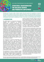 Structural transformation for inclusive growth and productive employment