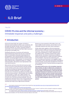 COVID-19 crisis and the informal economy: immediate responses and policy challenges