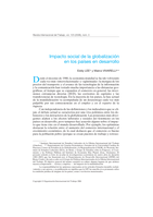 Impacto social de la globalización en los países en desarrollo