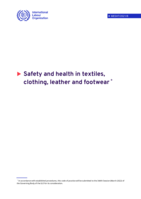 Safety and health in textiles, clothing, leather and footwear