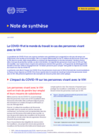 Le COVID-19 et le monde du travail: le cas des personnes vivant avec le VIH