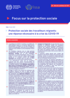 Protection sociale des travailleurs migrants: une réponse nécessaire à la crise du COVID-19