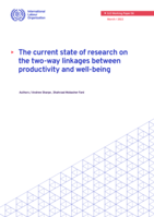The current state of research on the two-way linkages between productivity and well-being