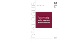 Resolving workplace disputes in Ireland: the role of the Labour Relations Commission