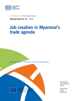Job creation in Myanmar’s trade agenda
