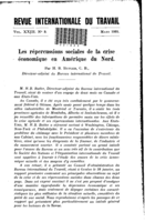 Les répercussions sociales de la crise économique en Amérique du Nord