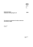 The dynamics of employment, the labour market and the economy in Nepal