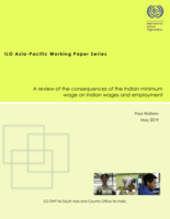A review of the consequences of the Indian minimum wage on Indian wages and employment