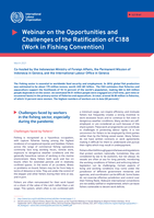 Webinar on the opportunities and challenges of the ratification of C188 (Work in Fishing Convention)