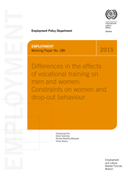 Differences in the effects of vocational training on men and women: constraints on women and drop-out behaviour
