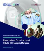 Rapid labour force survey on the impact of COVID-19 in Morocco: highlights: third wave April 2021