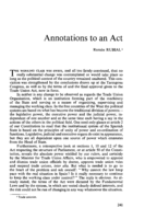 Annotations to an act
