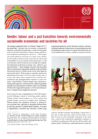 Gender, labour and a just transition towards environmentally sustainable economies and societies for all