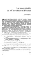 La readaptación de los inválidos en Polonia