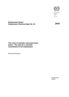 The crisis of orthodox macroeconomic policy: the case for a renewed commitment to full employment