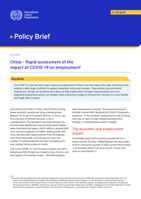 China: rapid assessment of the impact of COVID-19 on employment
