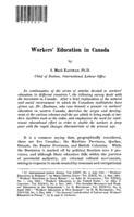Workers' education in Canada