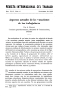 Aspectos actuales de las vacaciones de los trabajadores