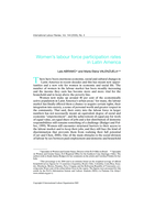 Women's labour force participation rates in Latin America