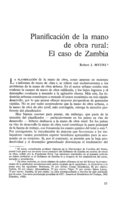 Planificación de la mano de obra rural: el caso de Zambia