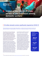 Impact of the COVID-19 crisis on loss of jobs and hours among domestic workers