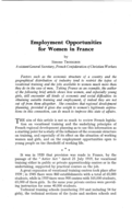 Employment opportunities for women in France
