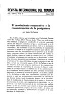 El movimiento cooperativo y la reconstrucción de la postguerra