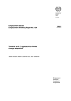 Towards an ILO approach to climate change adaptation