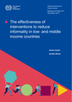 The effectiveness of interventions to reduce informality in low- and middle income countries