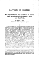 La réglementation des conditions de travail dans la culture de la betterave à sucre aux Etats-Unis