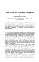 Free trade and economic prosperity