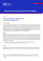The ILO undertakes a global survey on diversity and inclusion