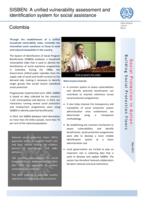 Colombia: SISBEN: a unified vulnerability assessment and identification system for social assistance