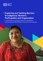 Exploring and tackling barriers to indigenous women’s participation and organization: a study based on qualitative research in Bangladesh, the Plurinational State of Bolivia, Cameroon and Guatemala