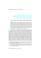 Au-delà des codes de conduite: l'organisation et les normes du travail chez les fournisseurs de Nike