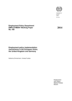 Employment policy implementation mechanisms in the European Union, the United Kingdom and Germany