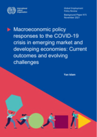 Macroeconomic policy responses to the COVID-19 crisis in emerging market and developing economies: current outcomes and evolving challenges