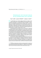 Globalización del mercado laboral de los profesionales de la sanidad