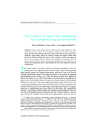 The evolution of labour law: calibrating and comparing regulatory regimes
